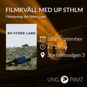 Filkmväll med UP Stockholm. Filmvisning av 